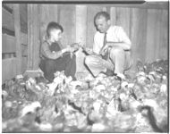 Vernon Treadwell, Walton 4-H'er and H. H. Shores, County Agent