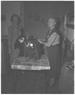 Getting ready for 1952 Georgia Turkey Festival at Griffin