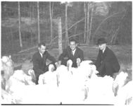 Governor Ernest Vandiver, Kenneth Shealy, and H. W. Whitworth publicity pictures