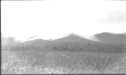 Clouds rising on mountains