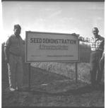 Seed demonstration with county agents
