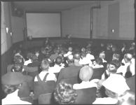 Part of crowd at "Living Rock" premiere