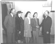 Mr. & Mrs. Alvin Saxon, Farmington, Georgia; Poultry publicity pictures; "Feathering the Nest.