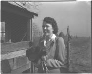 Mr. & Mrs. Alvin Saxon, Farmington, Georgia; Poultry publicity pictures; "Feathering the Nest.