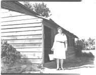 Mr. & Mrs. Alvin Saxon, Farmington, Georgia; Poultry publicity pictures; "Feathering the Nest.