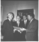 1. Senator Russell receiving award.??2. Agricultural Association meeting