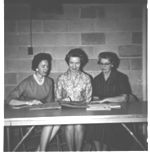 Oconee Home Demonstration Clubhouse officers