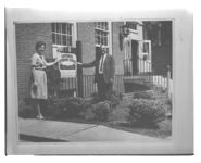 Mr. Shurling, County Agent, and Miss Diana English, HFA