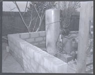 1) Pump house 2) Concrete blocks made by Pickrell and Dillard