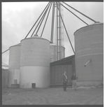 Corn and soybean storage.??Elevator location and part of layout prepared by extension engineer