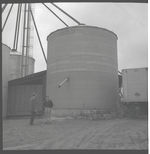 Corn and soybean storage.??Elevator location and part of layout prepared by extension engineer