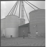 Corn and soybean storage.??Elevator location and part of layout prepared by extension engineer