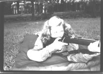 Catherine Monsees, 1941 4-H Rifle Champion at 4-H Wildlife Conservation Camp