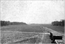 Smithonia, Ga. ? RR w/ stacks of crossties