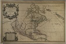 &#x1C2;i Title from upper margin: &#x1C2;a L'Amerique septentrionale divise&#x301;e en ses principales parties, sc&#x327;auoir les terres arcticques, le Canada ou Nouvelle France, le Mexique ou Nouvelle Espagne, le Nouveau Mexique, les isles de Terre Neuve, de Californie, et Antilles ou sont distingue&#x301;s les uns des autres les estats comme ils sont possede&#x301;s presentement par les Franc&#x327;ois, Castillans, Anglois, Suedois, Danois et par les Estats Generaux des Provinces Vnies ou Hollandois
