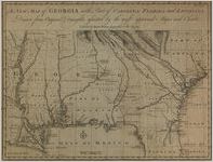 A new map of Georgia, with part of Carolina, Florida and Louisiana. Drawn from original draughts, assisted by the most approved maps and charts. Collected by Eman: Bowen, geographer to his Majesty.