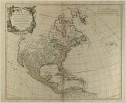 Amerique Septentrionale, dressee, sur les relations les plus modernes des voyageurs et navigateurs, et divisee, suivant les differentes possessions des Europeens / par le Sr. Robert de Vaugondy, fils de Mr. Robert geographe ordin. du Roy. Avec privilege, 1750.
