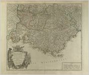 Gouvernement Ge&#x301;ne&#x301;ral de Provence : divise&#x301; en ses vigueries, avec les pays circonvoisins, le Comtat Ve&#x301;naissin, la Principaute&#x301; d'Orange, et les terres adjacentes / par le Sr. Robert de Vaugondy fils, Ge&#x301;ographe ord. du Roy.