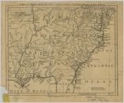 Map of Virginia, North and South Carolina, Georgia, Maryland with part of New Jersey etc.