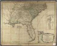 A general map of the Southern British colonies in America, comprehending North and South Carolina, Georgia, East and West Florida, with the neighbouring Indian countries. From the modern surveys of Engineer de Brahm, Capt. Collet Mouzon & others; and from the large hydrographical survey of the coasts of East and West Florida / By B. Romans, 1776.