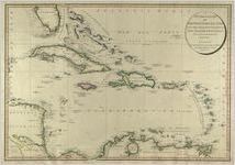 A general chart of the West India Islands with the adjacent coasts of the Spanish continent / by L.S. de la Rochette.