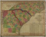 Map of North and South Carolina and Georgia : constructed from the latest authorities
