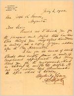 Correspondence, 1900