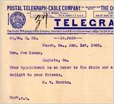 Correspondence, 1903