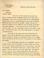 Correspondence, 1905
