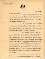 Correspondence, 1909