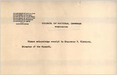 Correspondence, 1917-1920