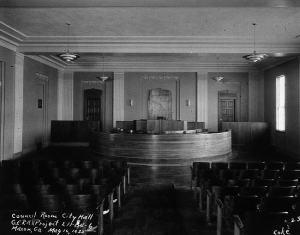 Macon City Hall. Council room