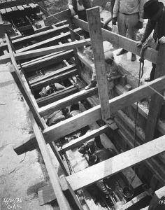 Central of Georgia Railroad Sewer work under tracks