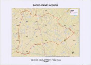 Burke County, 1981: Aerial photography index