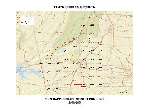Floyd County, 1993: Aerial photography index