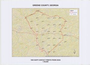 Greene County, 1993: Aerial photography index