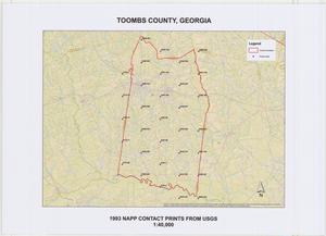 Toombs County, 1993: Aerial photography index