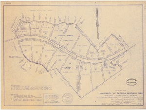 Survey for University of Georgia Research Park, 1899 G.M.D., Clarke County, Georgia, 24 October 1966, revised 20 Feb. 1967