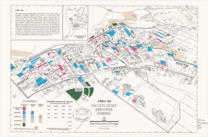 1991-92 Faculty/staff employee parking, the University of Georgia
