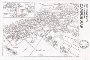 The University of Georgia campus map