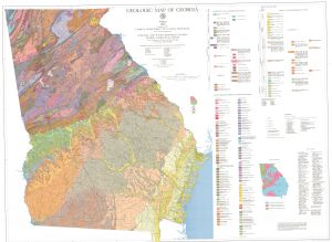 Geologic map of Georgia