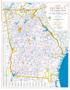 State of Georgia system of state roads and other principal connecting roads