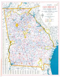 State of Georgia system of state roads and other principal connecting roads