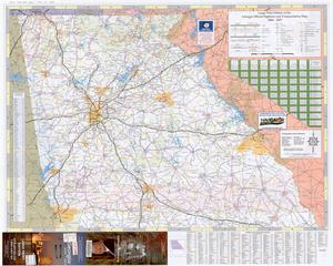 Large print edition of the Georgia official highway and transportation map 2006-2007