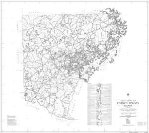 General highway map: Forsyth County, Georgia