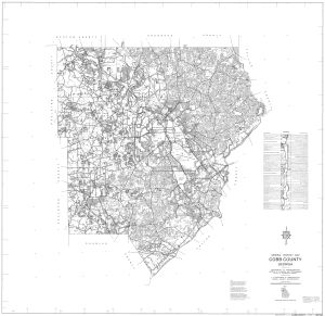 General highway map: Cobb County, Georgia