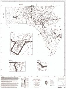 General highway map: Fannin County, Georgia