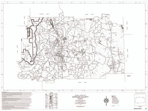 General highway map: Gordon County, Georgia