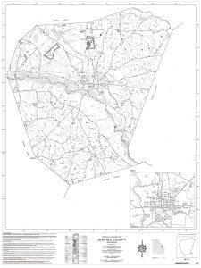 General highway map: Jefferson County, Georgia