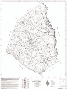 General highway map: Screven County, Georgia